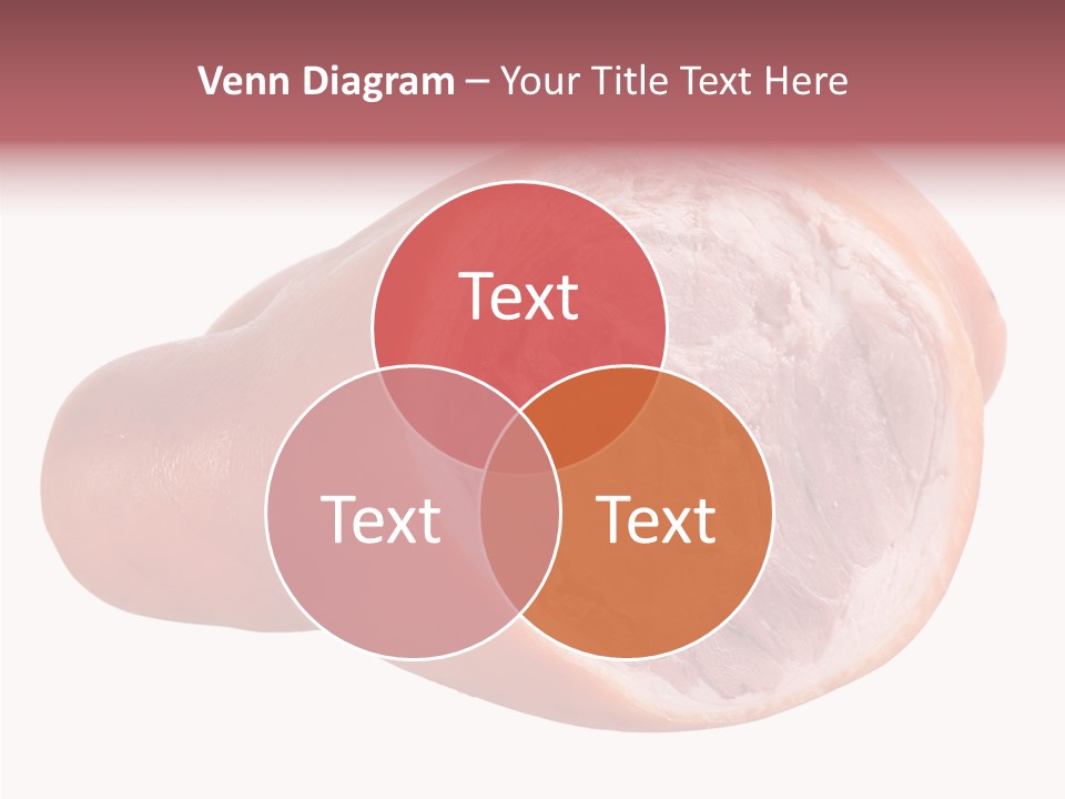 Red Isolated Food PowerPoint Template