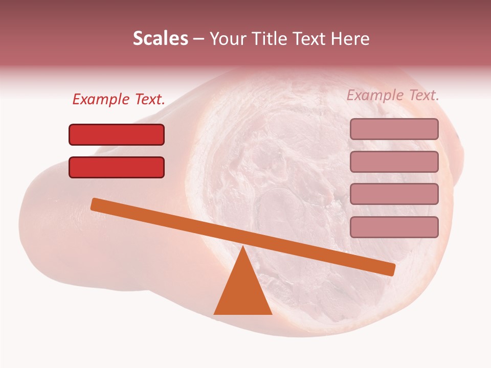 Red Isolated Food PowerPoint Template