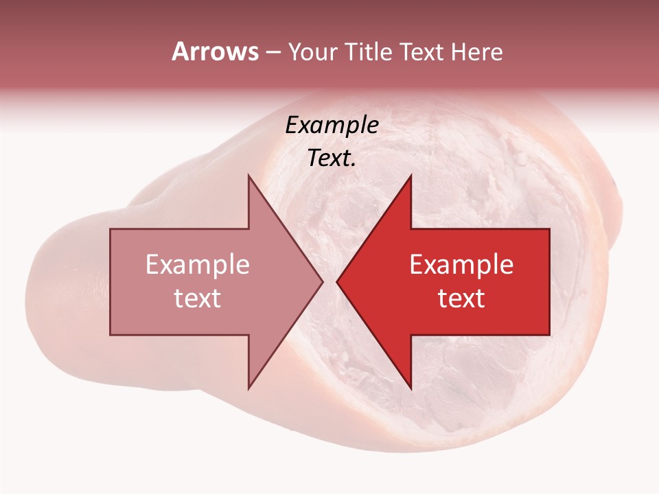 Red Isolated Food PowerPoint Template