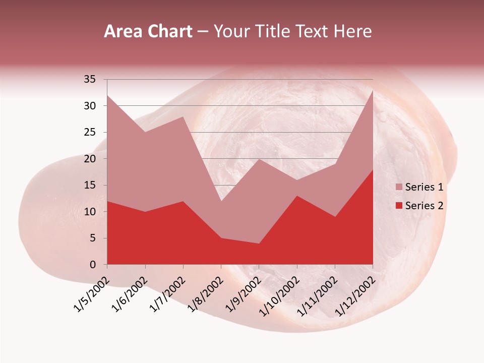 Red Isolated Food PowerPoint Template