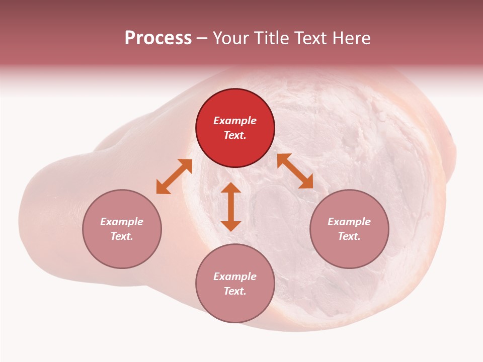 Red Isolated Food PowerPoint Template
