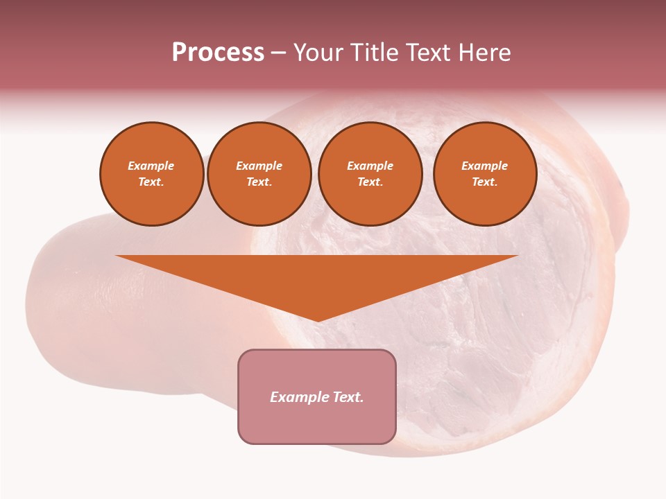 Red Isolated Food PowerPoint Template