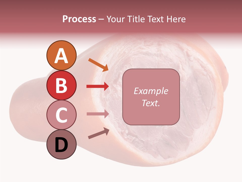 Red Isolated Food PowerPoint Template