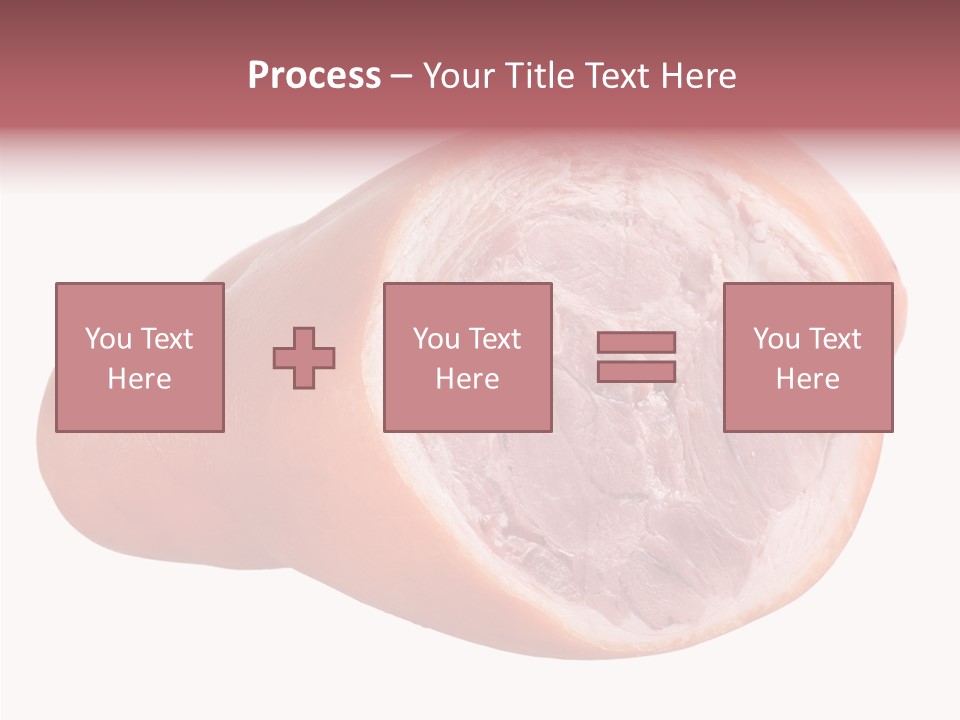 Red Isolated Food PowerPoint Template