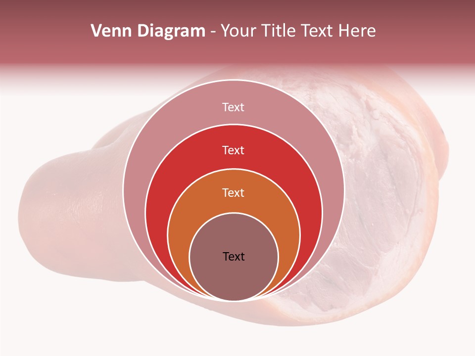 Red Isolated Food PowerPoint Template
