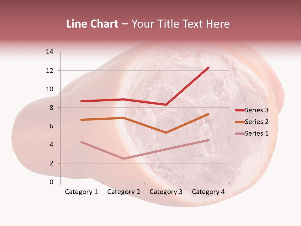Red Isolated Food PowerPoint Template