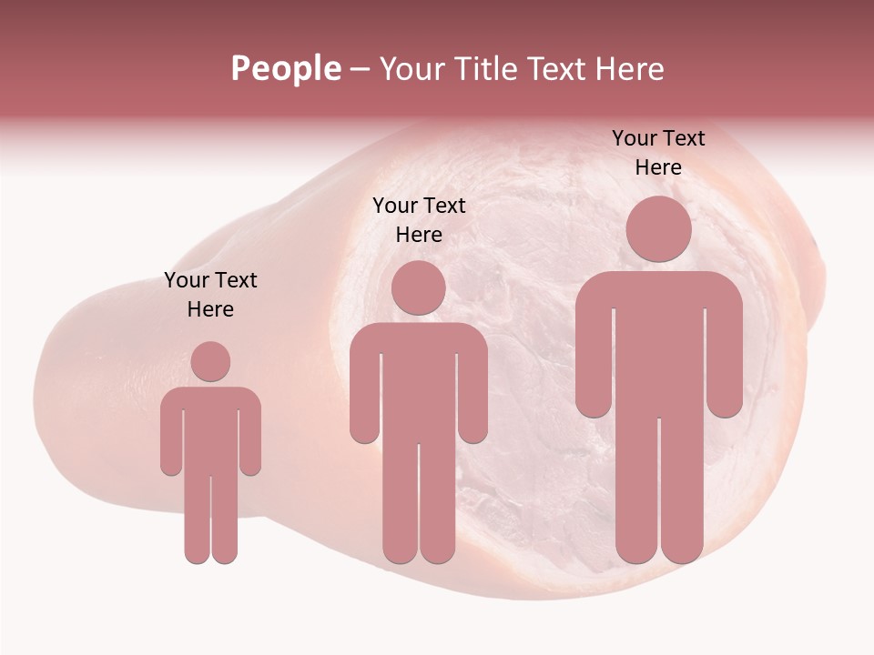 Red Isolated Food PowerPoint Template