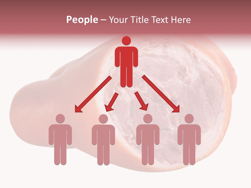 Red Isolated Food PowerPoint Template