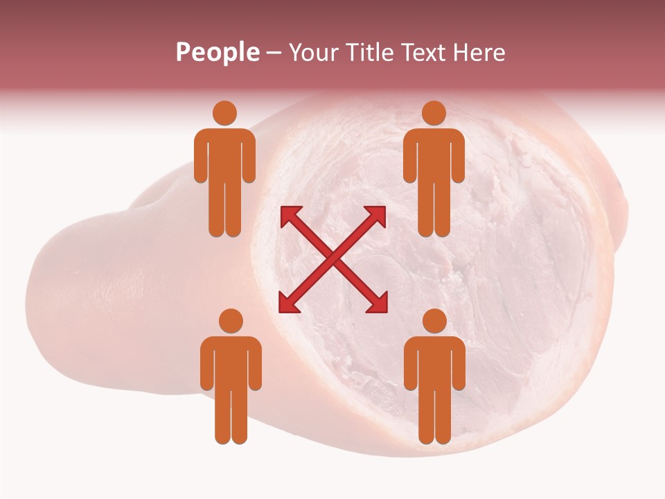 Red Isolated Food PowerPoint Template