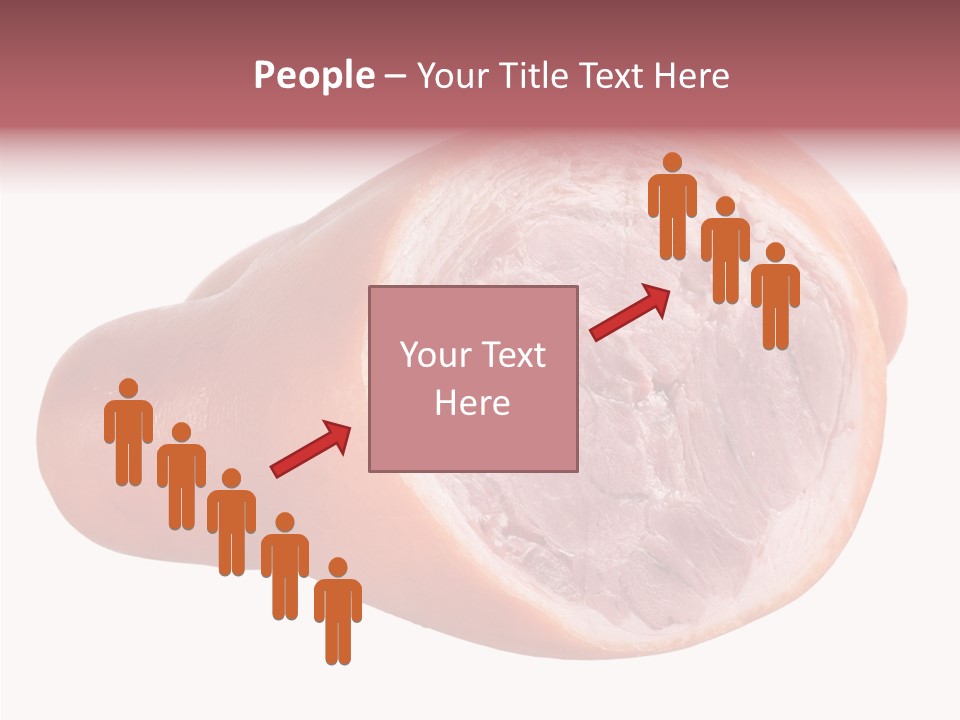 Red Isolated Food PowerPoint Template