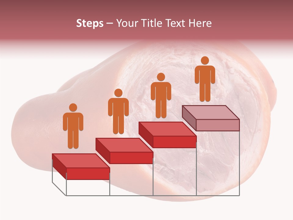 Red Isolated Food PowerPoint Template