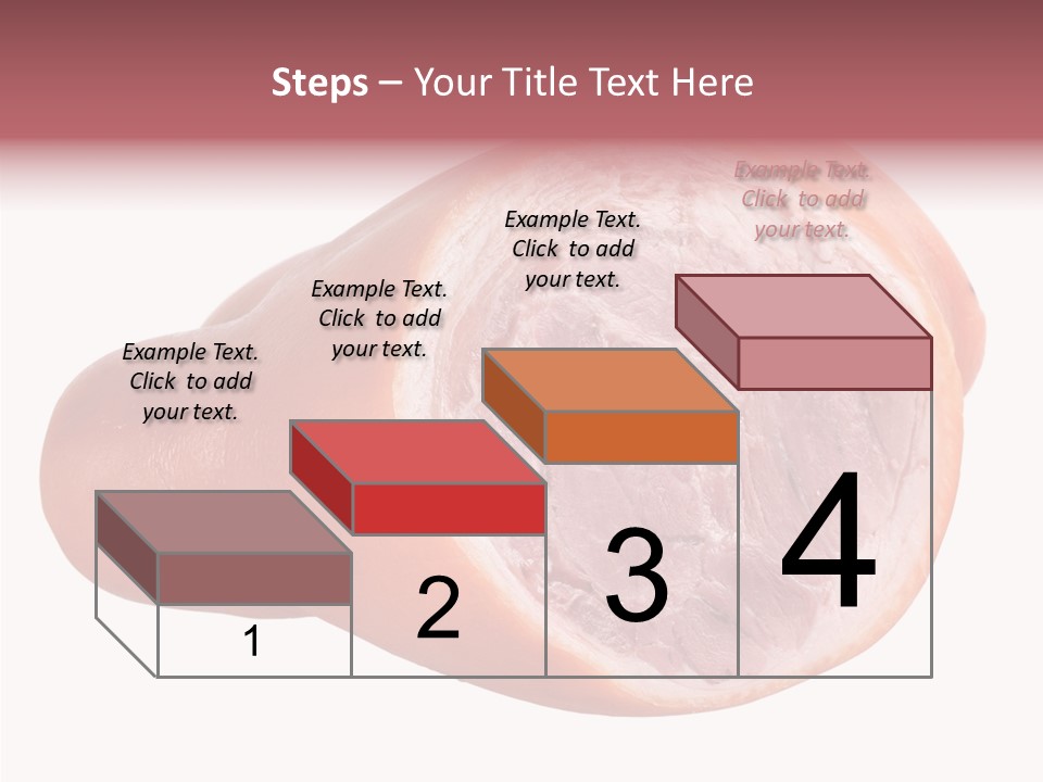Red Isolated Food PowerPoint Template