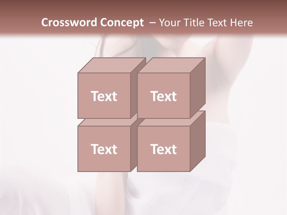 Father Woman Joy PowerPoint Template