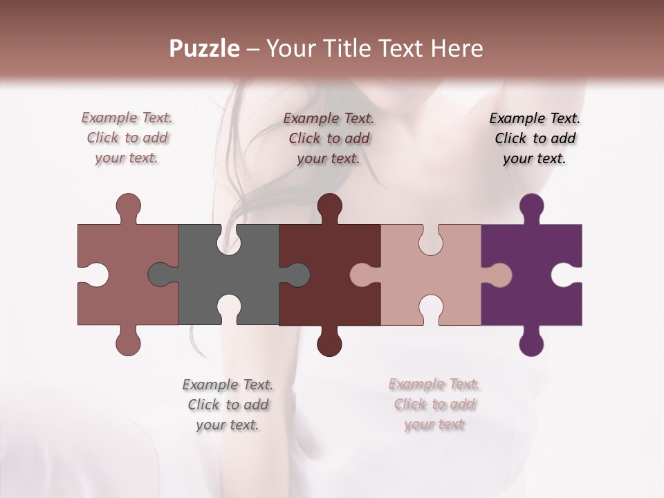 Father Woman Joy PowerPoint Template