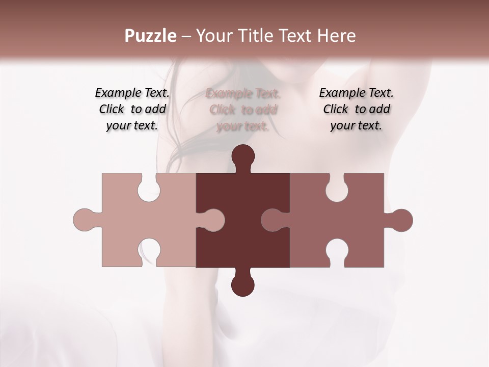 Father Woman Joy PowerPoint Template