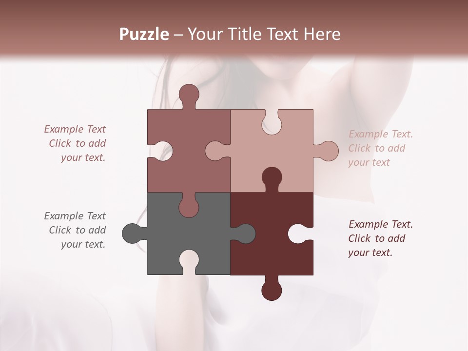 Father Woman Joy PowerPoint Template