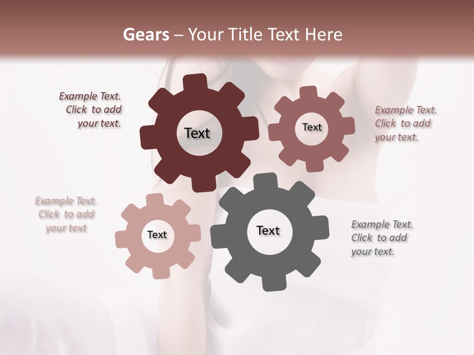 Father Woman Joy PowerPoint Template