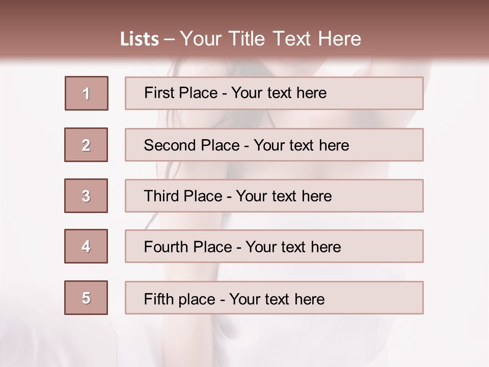 Father Woman Joy PowerPoint Template