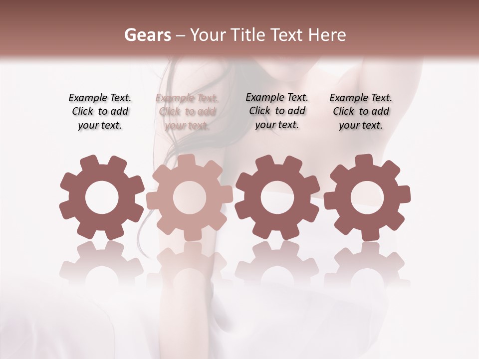 Father Woman Joy PowerPoint Template