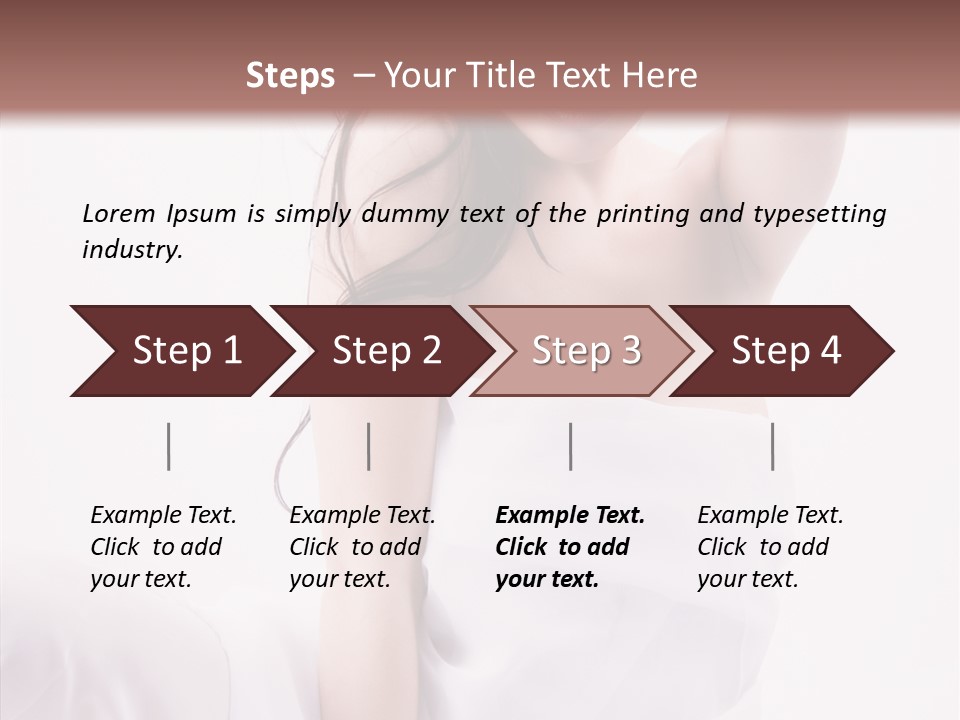 Father Woman Joy PowerPoint Template