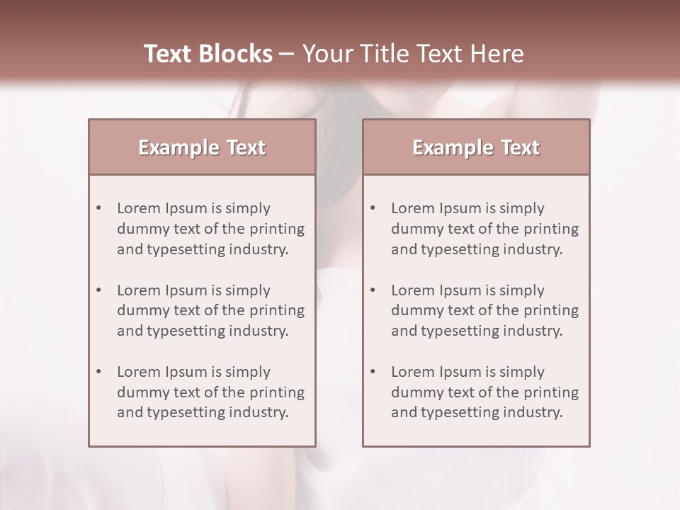 Father Woman Joy PowerPoint Template