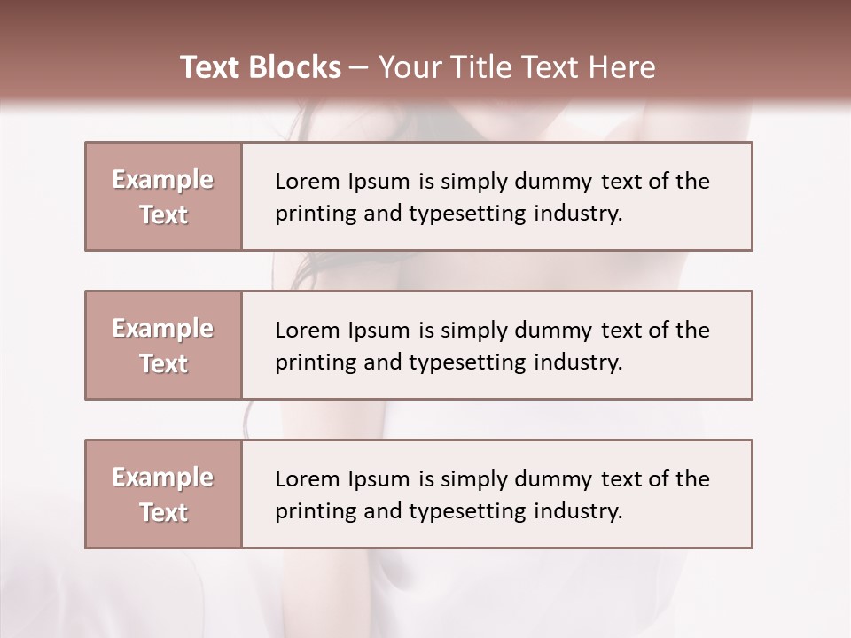 Father Woman Joy PowerPoint Template