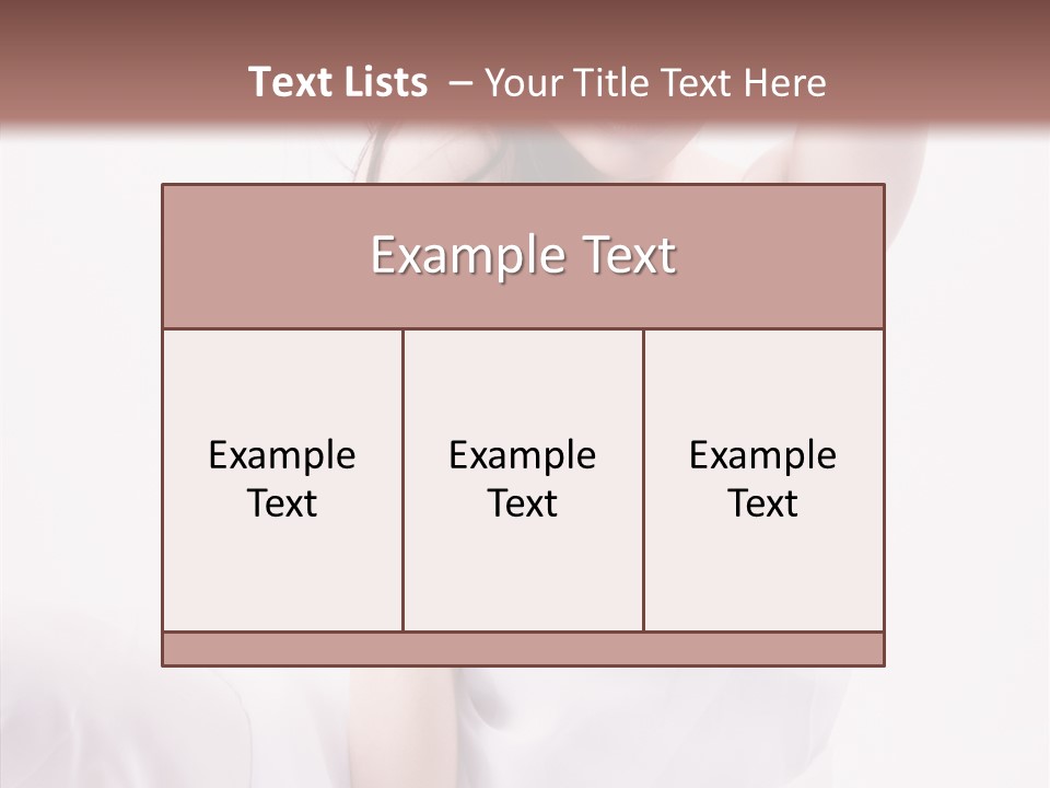 Father Woman Joy PowerPoint Template