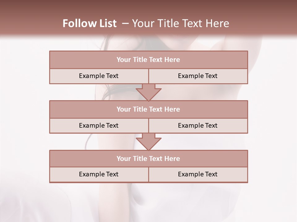 Father Woman Joy PowerPoint Template