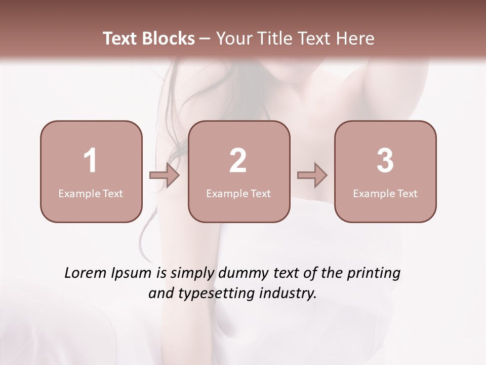 Father Woman Joy PowerPoint Template