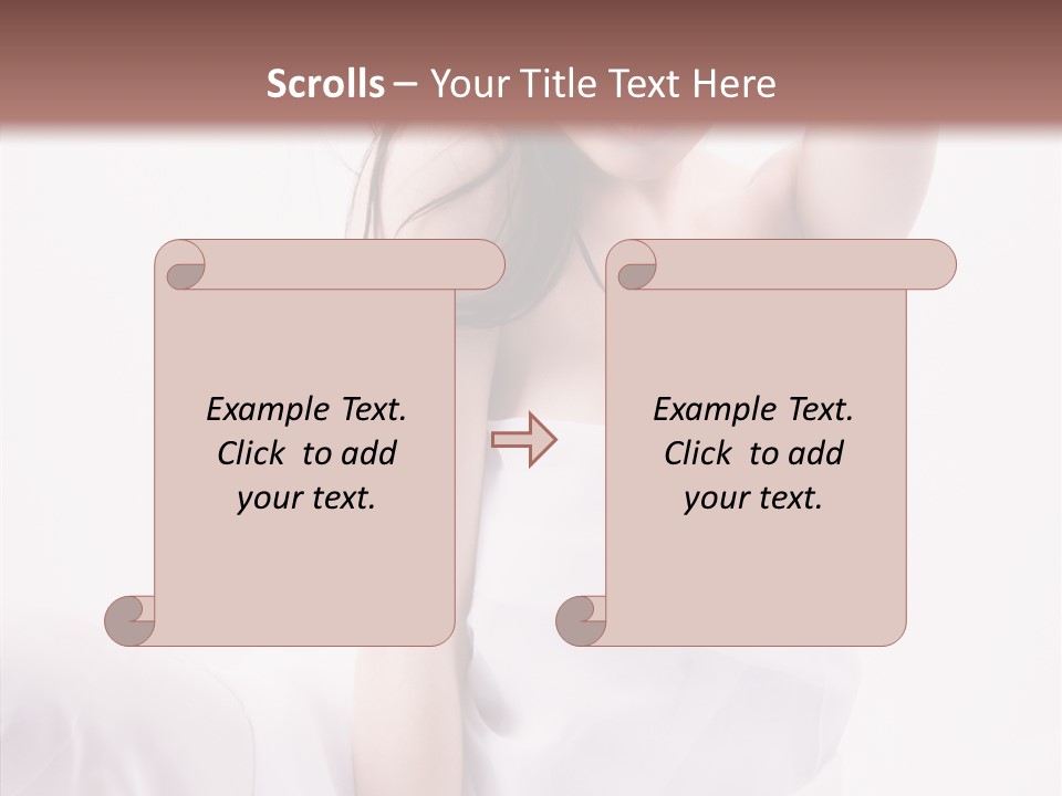 Father Woman Joy PowerPoint Template