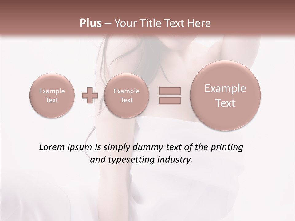 Father Woman Joy PowerPoint Template