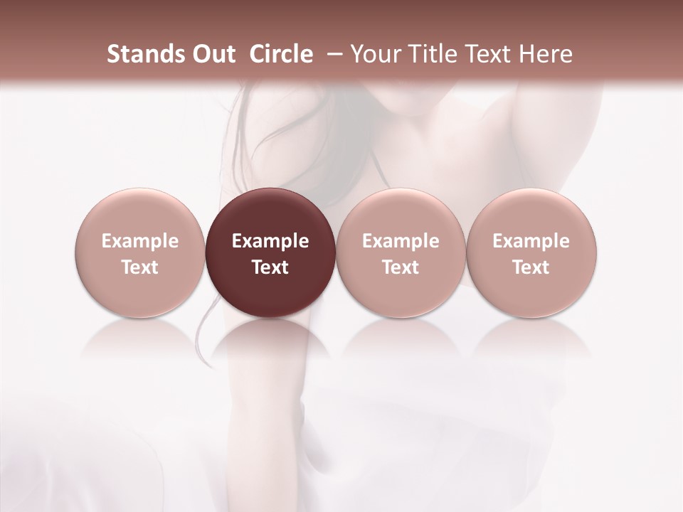 Father Woman Joy PowerPoint Template