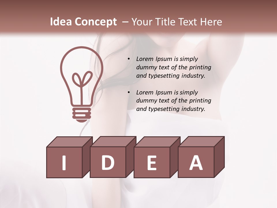 Father Woman Joy PowerPoint Template