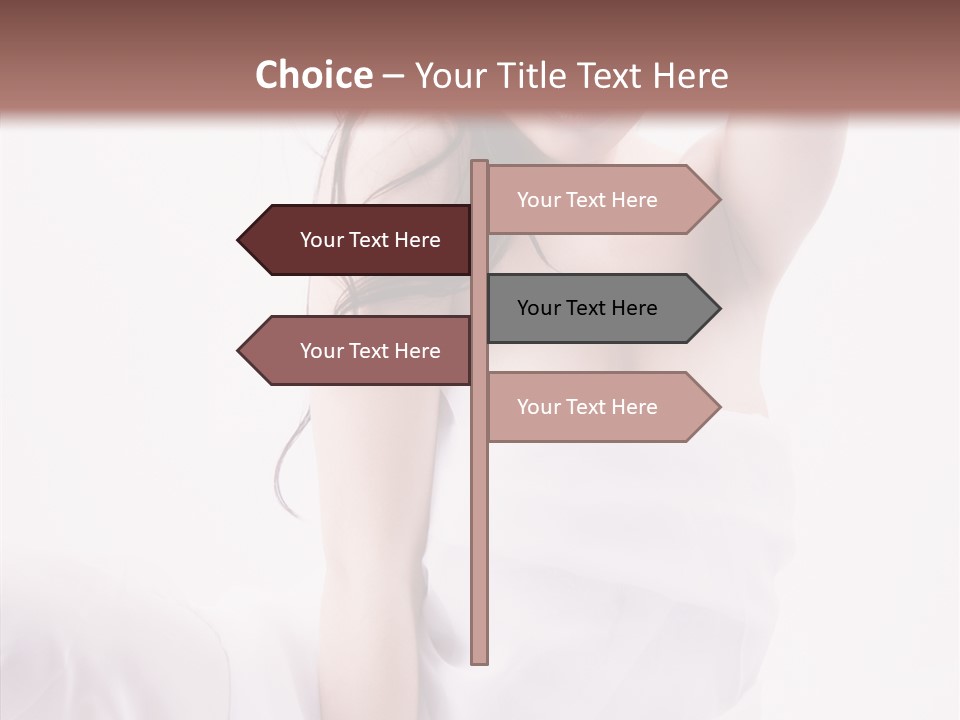 Father Woman Joy PowerPoint Template