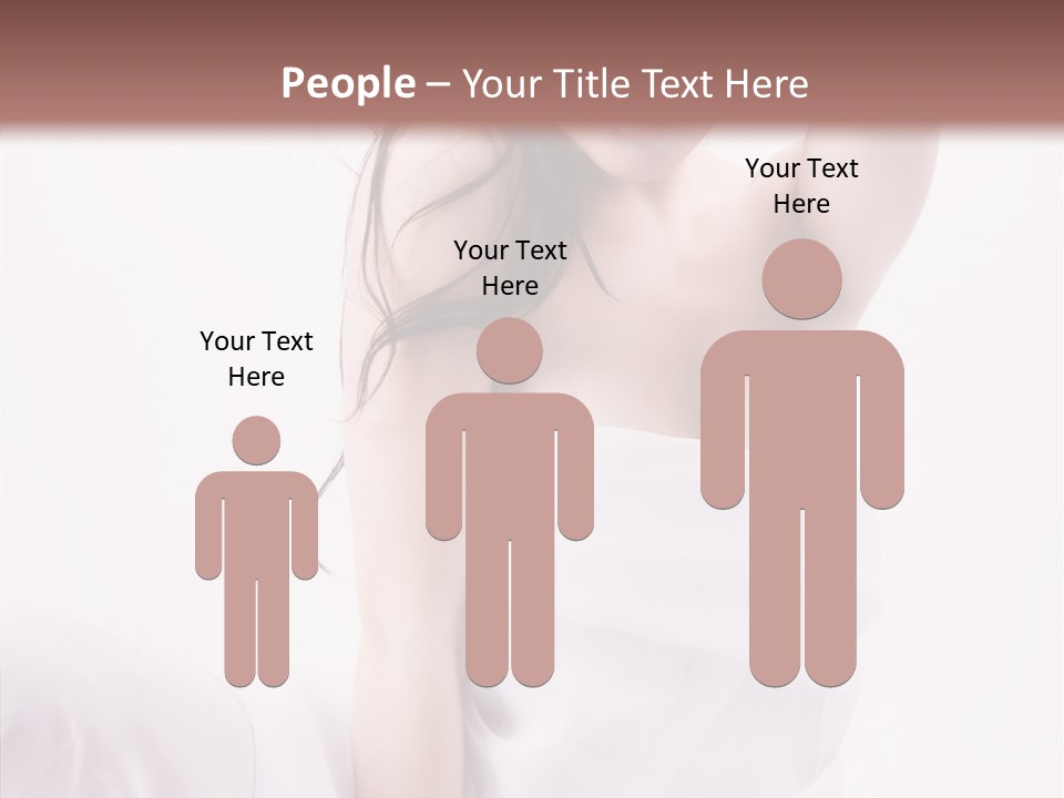 Father Woman Joy PowerPoint Template