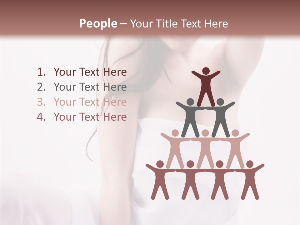 Father Woman Joy PowerPoint Template