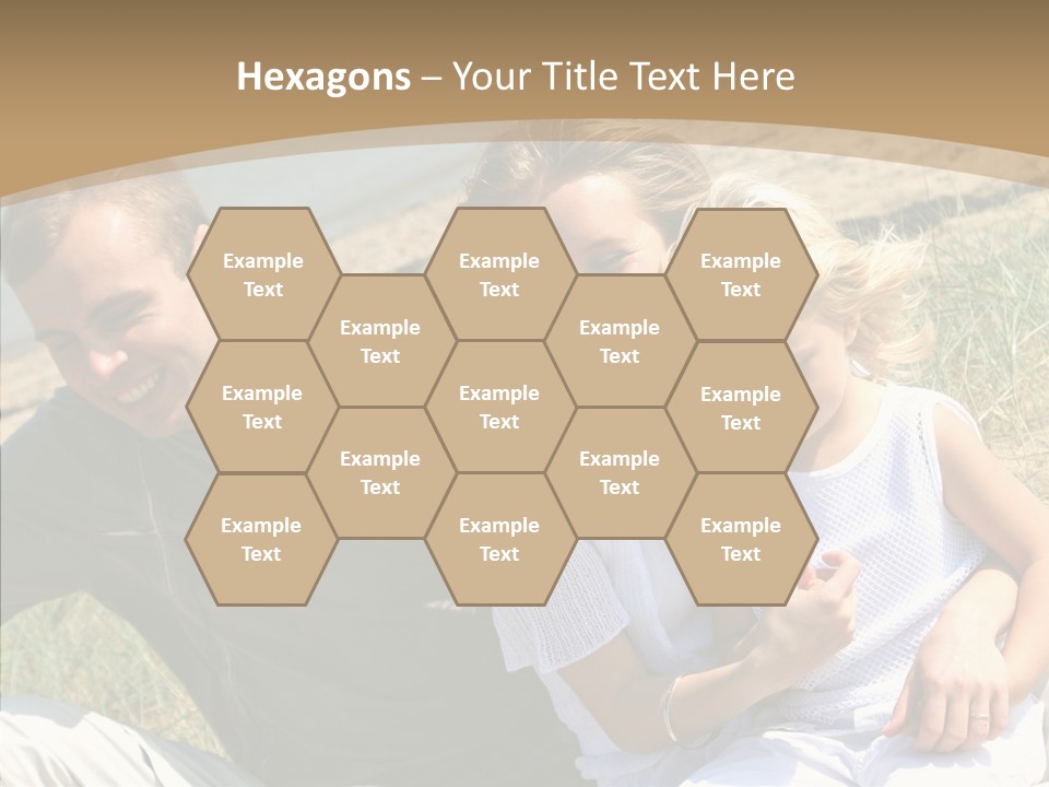 Father Woman Joy PowerPoint Template