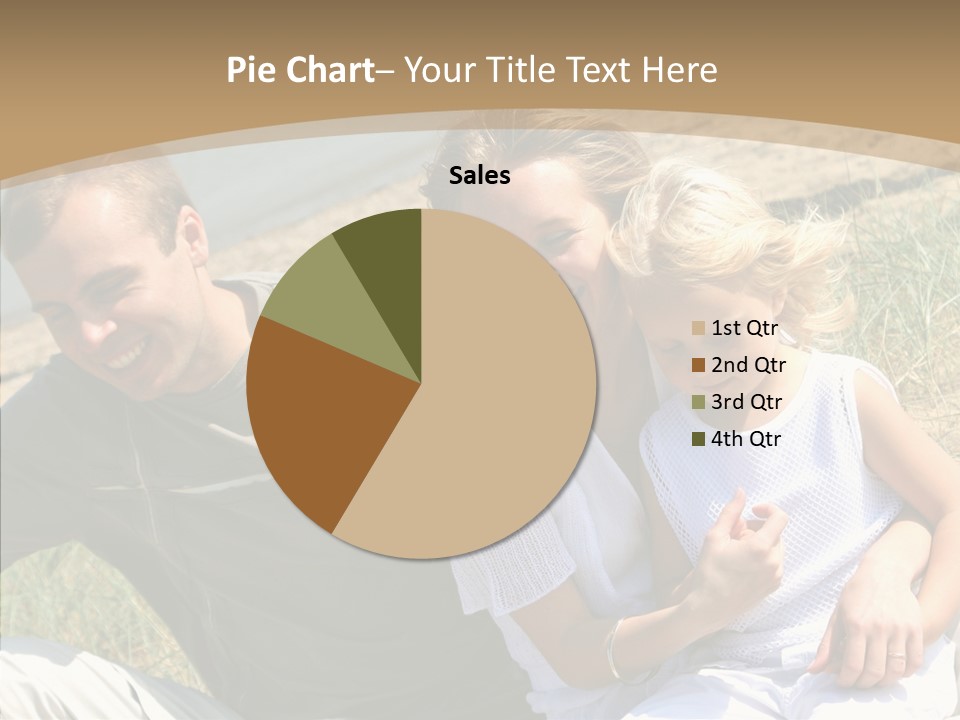 Father Woman Joy PowerPoint Template