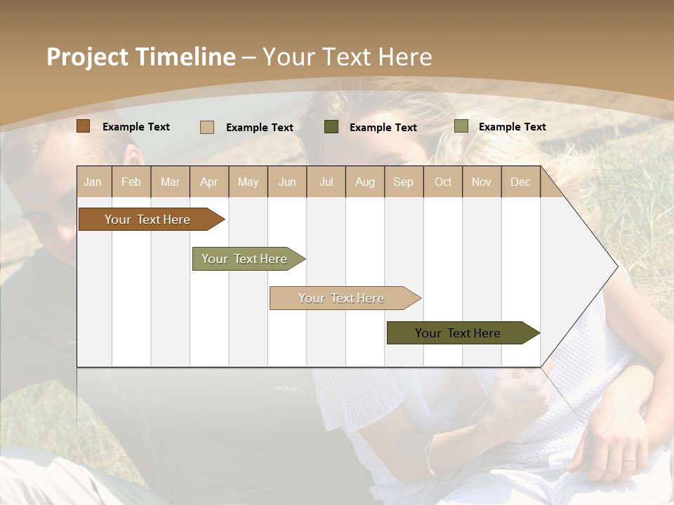 Father Woman Joy PowerPoint Template