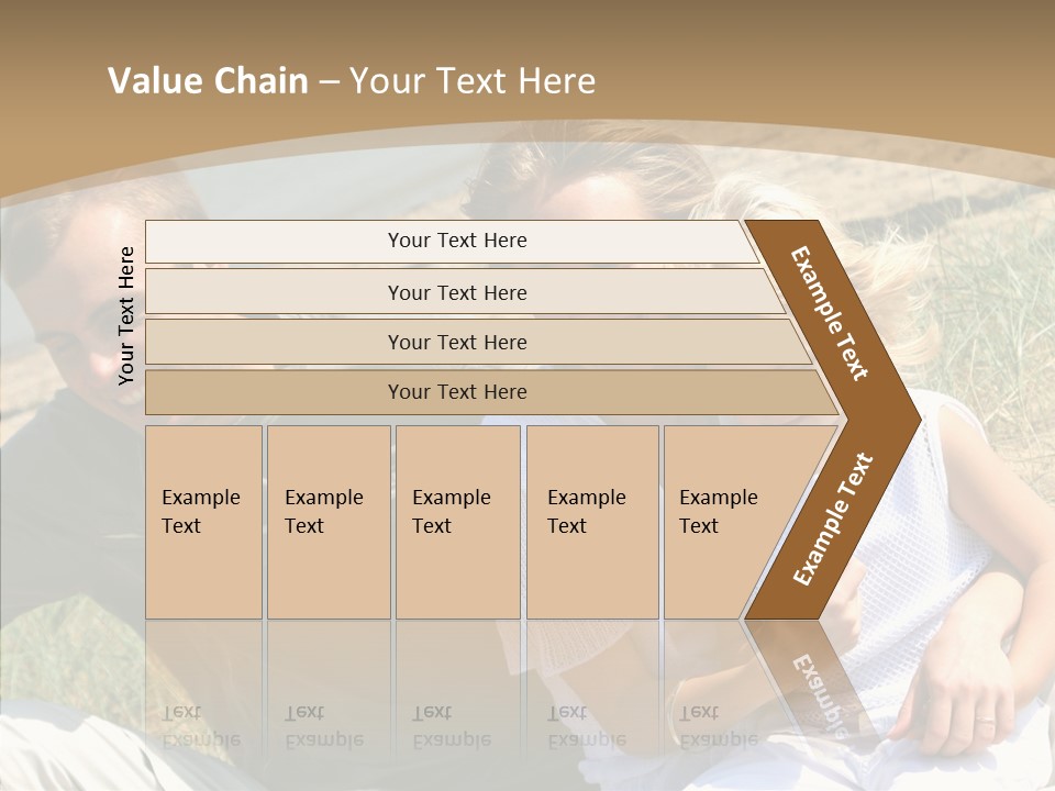 Father Woman Joy PowerPoint Template