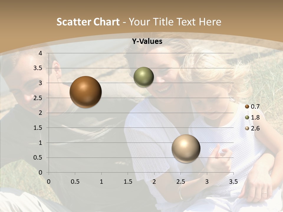 Father Woman Joy PowerPoint Template