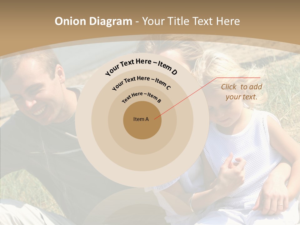 Father Woman Joy PowerPoint Template