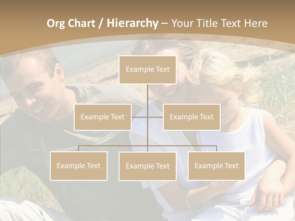 Father Woman Joy PowerPoint Template