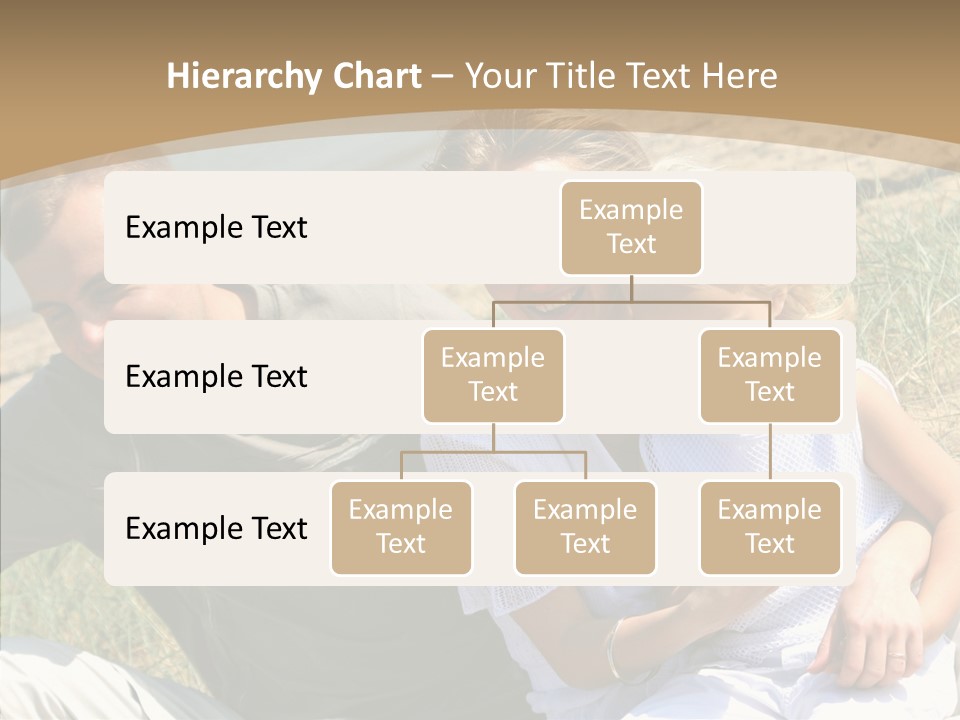 Father Woman Joy PowerPoint Template