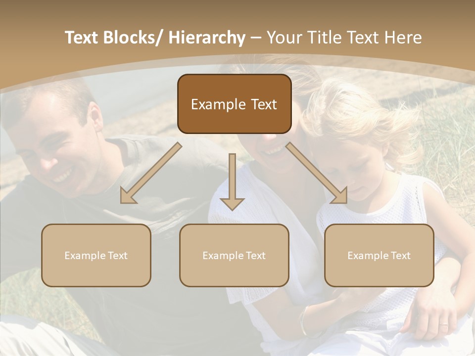 Father Woman Joy PowerPoint Template