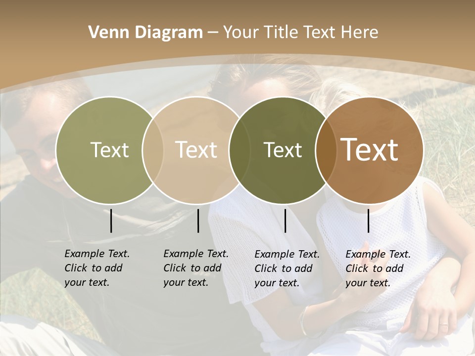 Father Woman Joy PowerPoint Template