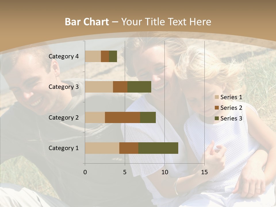 Father Woman Joy PowerPoint Template
