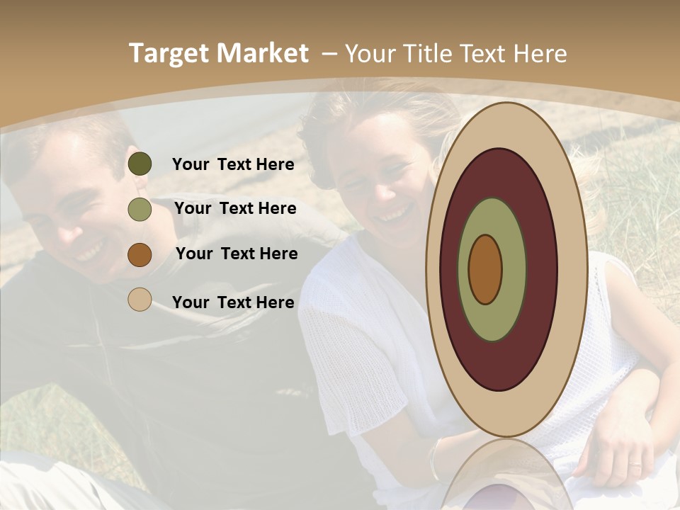 Father Woman Joy PowerPoint Template