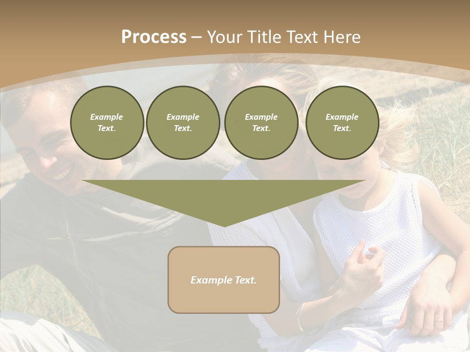 Father Woman Joy PowerPoint Template