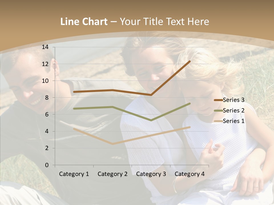 Father Woman Joy PowerPoint Template